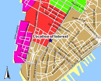 Image Obtained from Emergency Management Online Locator System - Transportation and Public Access