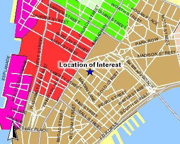 Image Obtained from Emergency Management Online Locator System - Transportation and Public Access